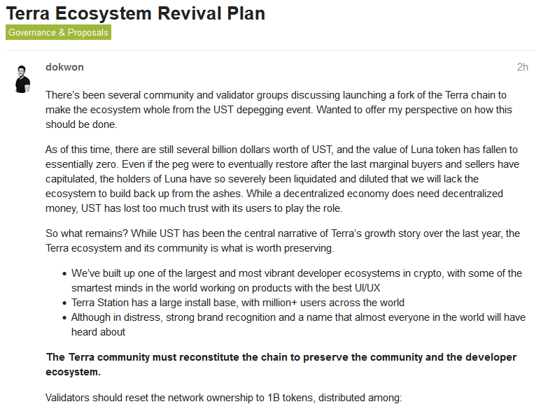 terra revival plan