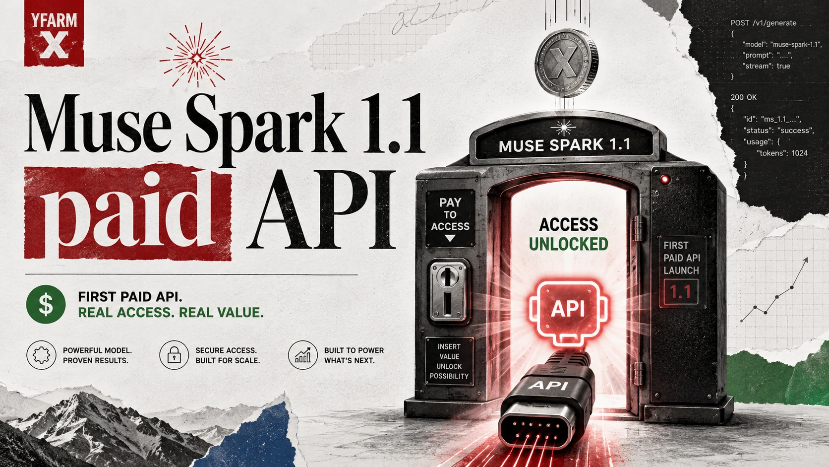 Editorial illustration for Muse Spark 1.1 Gives Meta Its First Paid Developer API