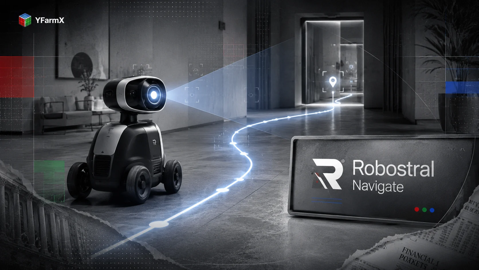 Editorial illustration for Robostral Navigate Marks Mistral's Move Into Embodied AI