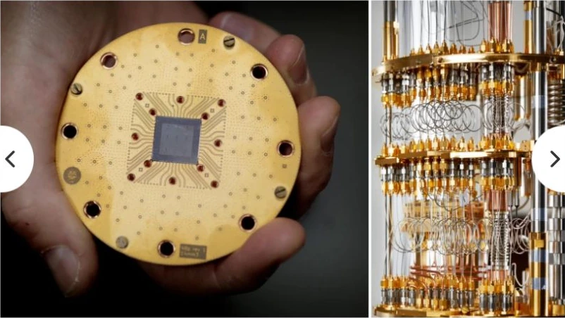 Chalmers’ published research page showing its quantum chip and computer photograph.