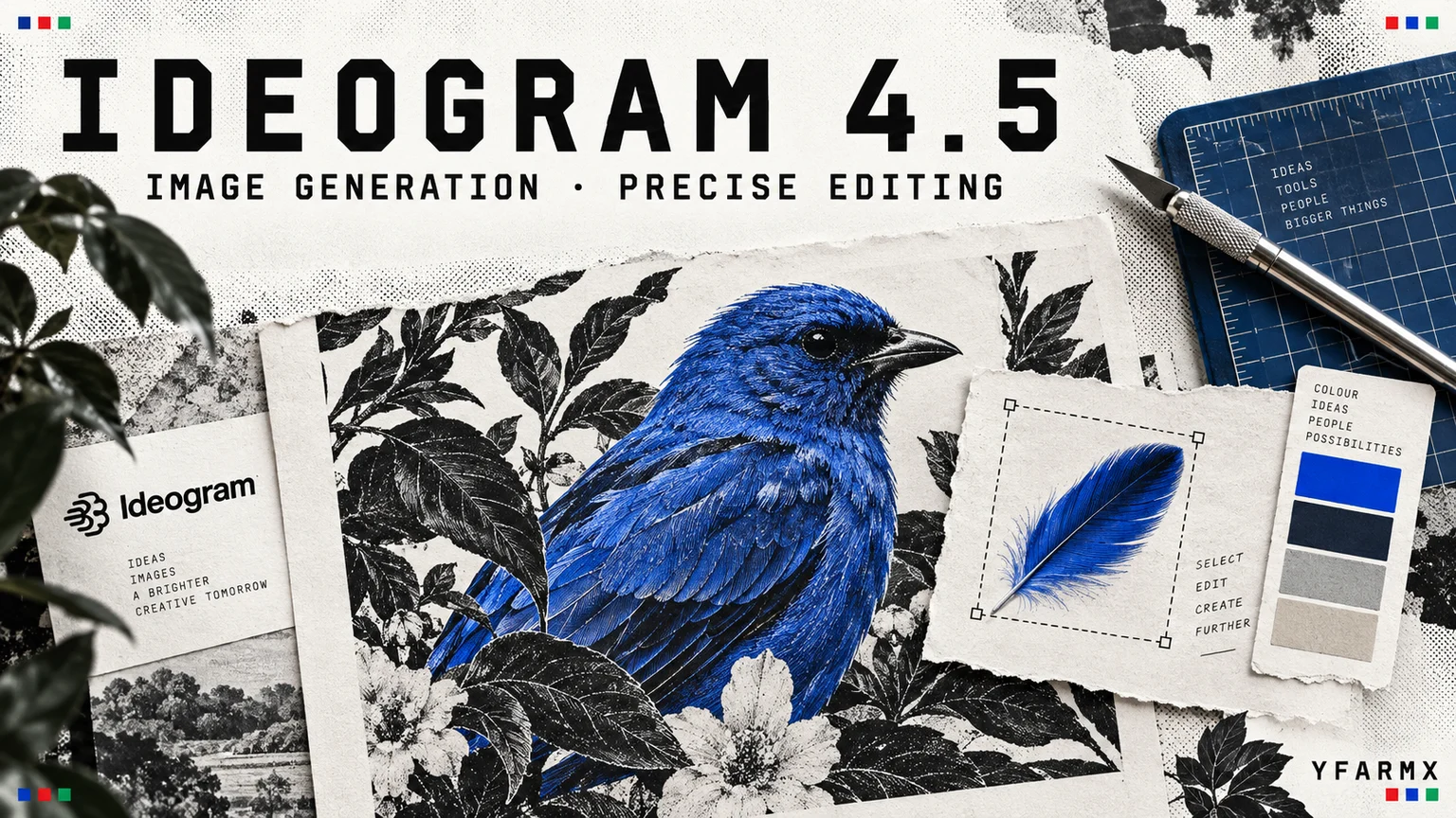 Editorial illustration of Ideogram 4.5