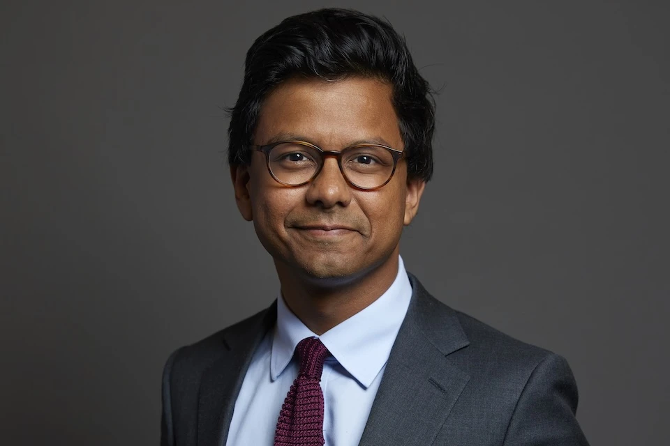 Official portrait of UK AI Minister Kanishka Narayan.