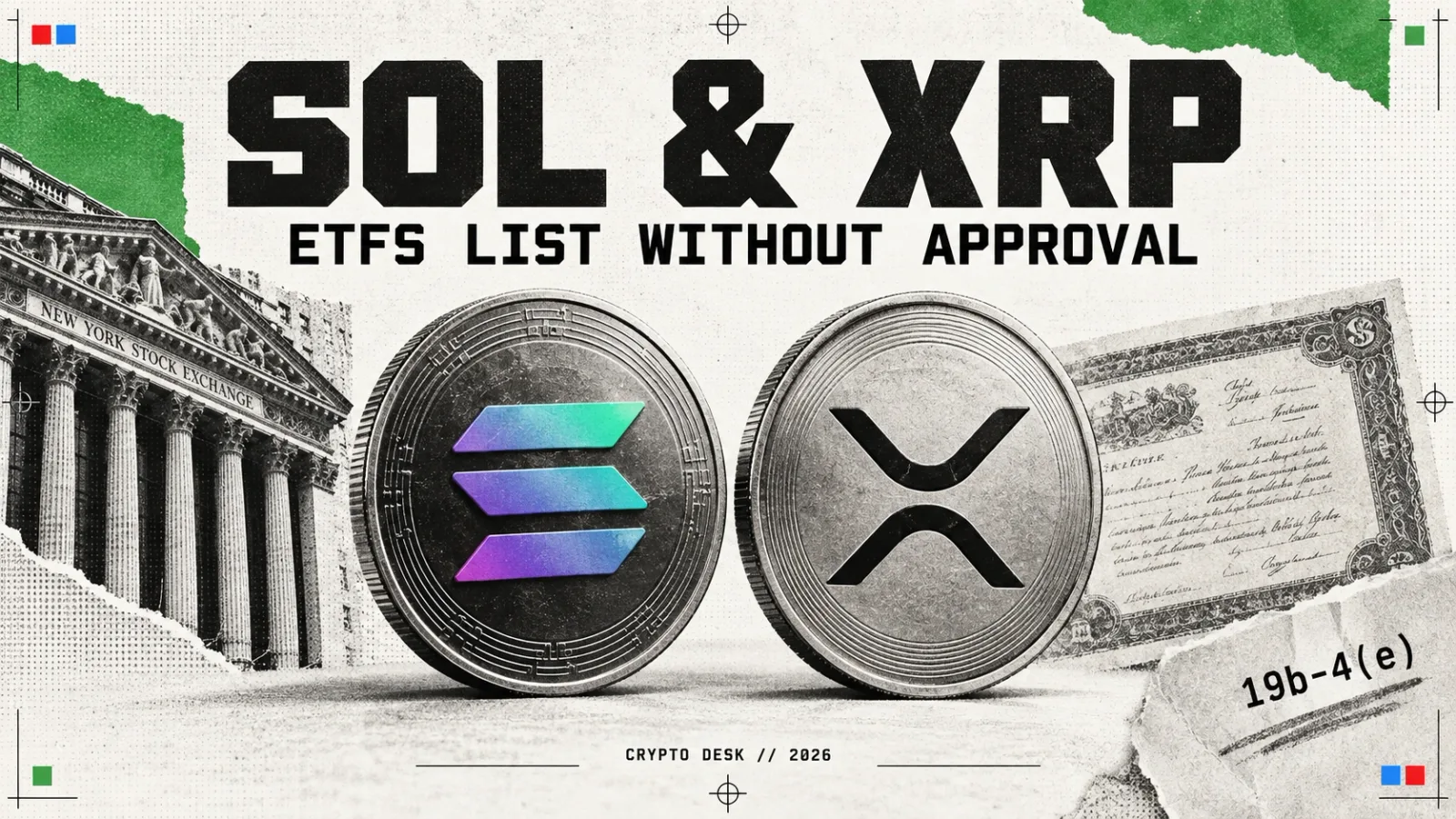 Solana and XRP ETFs: the standards that let them list artwork