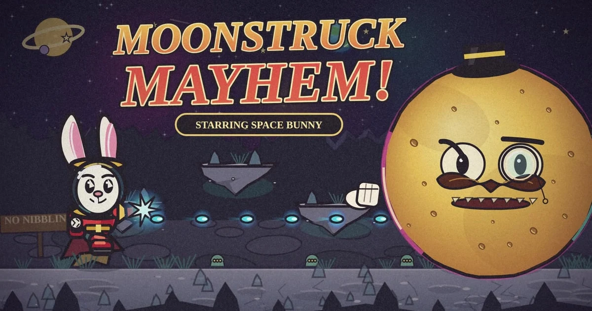 Moonstruck Mayhem game artwork.