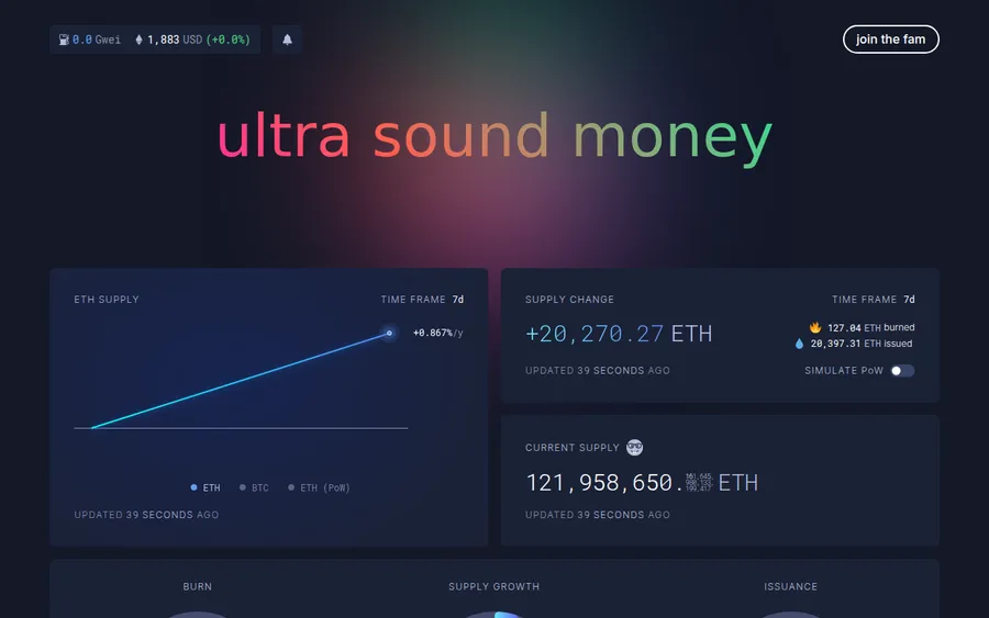 ultrasound.money homepage