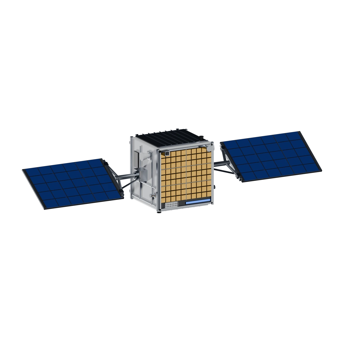 Model of a navigation satellite